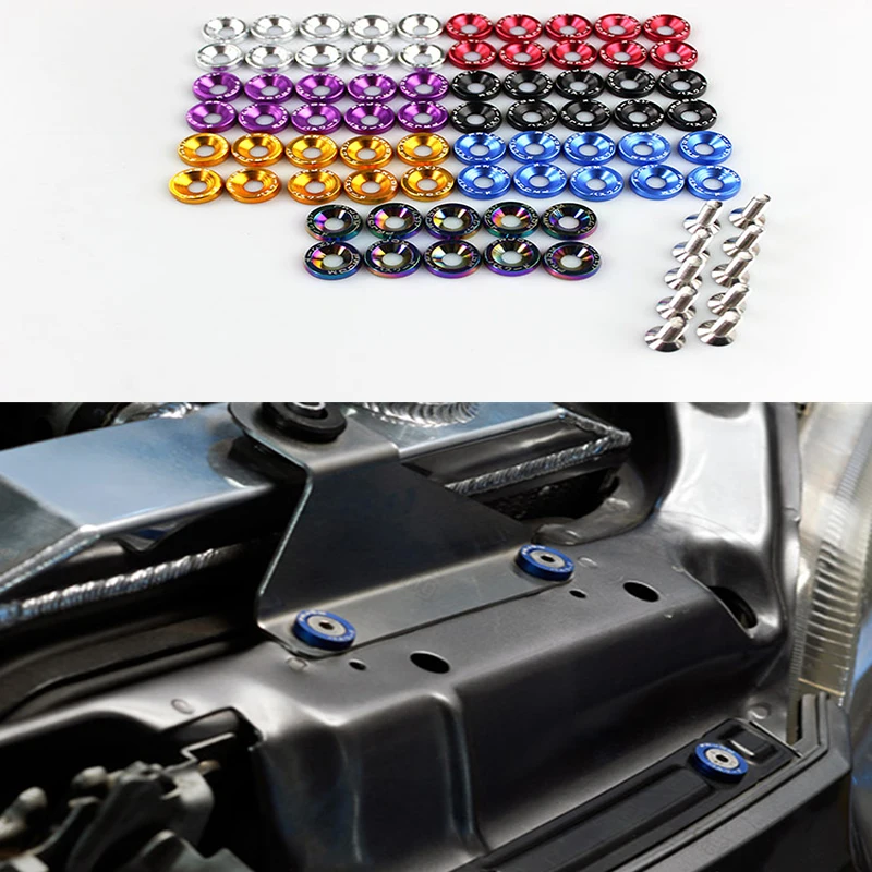 10 шт. M6 JDM автомобильный модифицированный шестигранные крепежные детали бампер