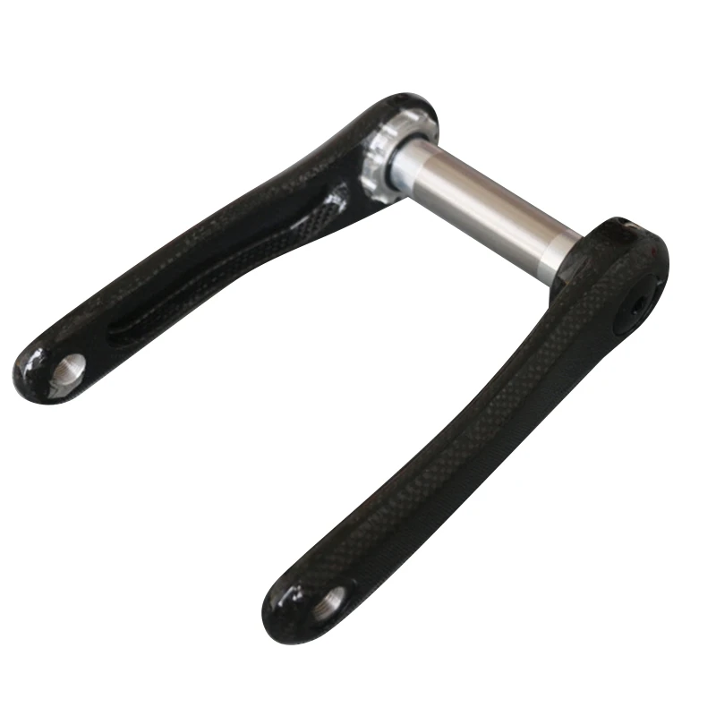 

Carbon Fiber Crank Cycling Bicycle Crank MTB Road Bike Crankset Alloy Bottom Bracket Axis Length 170mm Mountain Bicycle Parts