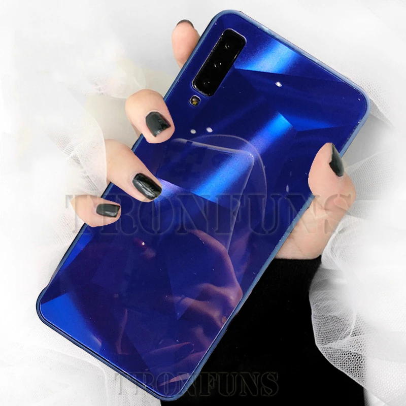 3D зеркальный Алмазный чехол для huawei Honor 20i 10i 10 Lite Чехлы голографическая Призма Лазерная Блестящая крышка для huawei Honor 8X 8A 8S 7C