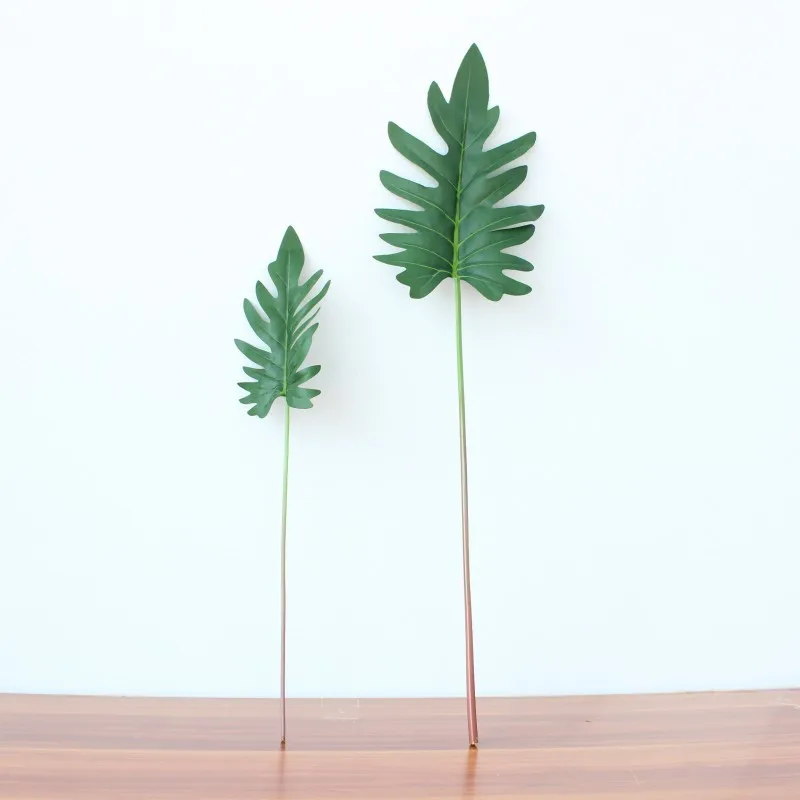 

Large Size Spring Rain Leaf Handfeel Realistic Imitation Flowers Green Vegetation Flower Arrangement with Leaves Online Celebrit