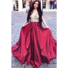 Платье для выпускного вечера, ТРАПЕЦИЕВИДНОЕ ПЛАТЬЕ С глубоким v-образным вырезом, длина до пола, с бисером, официальное вечернее платье, праздничное платье, на заказ, CP348