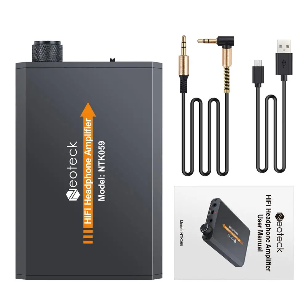 PROZOR Portable Headphone Amplifier HiFi Earphone Audio Amplifier USB Rechargeble 3 5mm for AUX input output