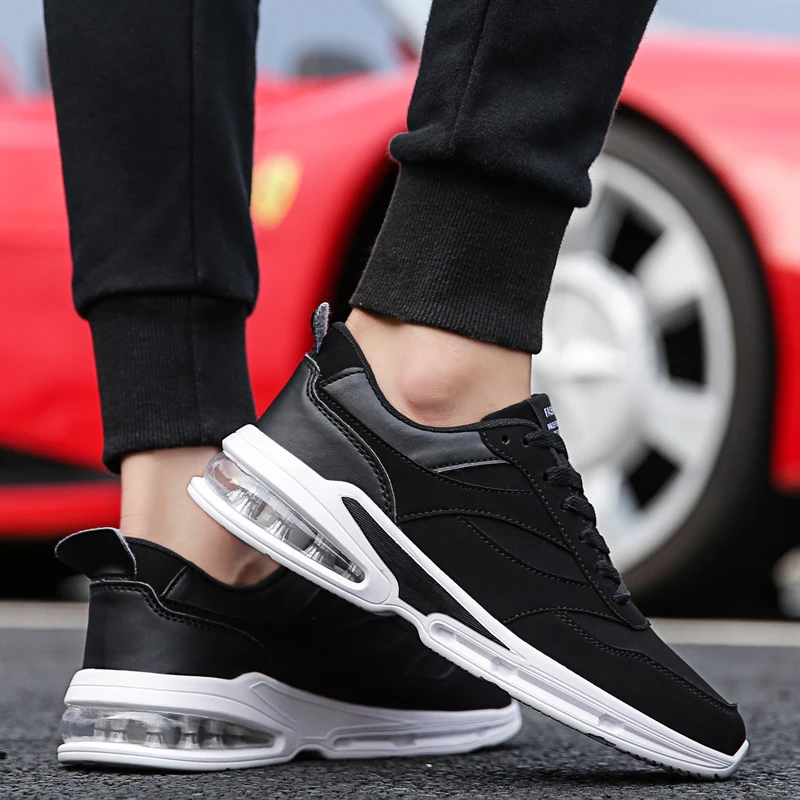 Высококачественные дышащие мужские кроссовки с воздушной подушкой, весенне-Осенняя обувь, спортивная мужская обувь для ходьбы, новые уличные кроссовки