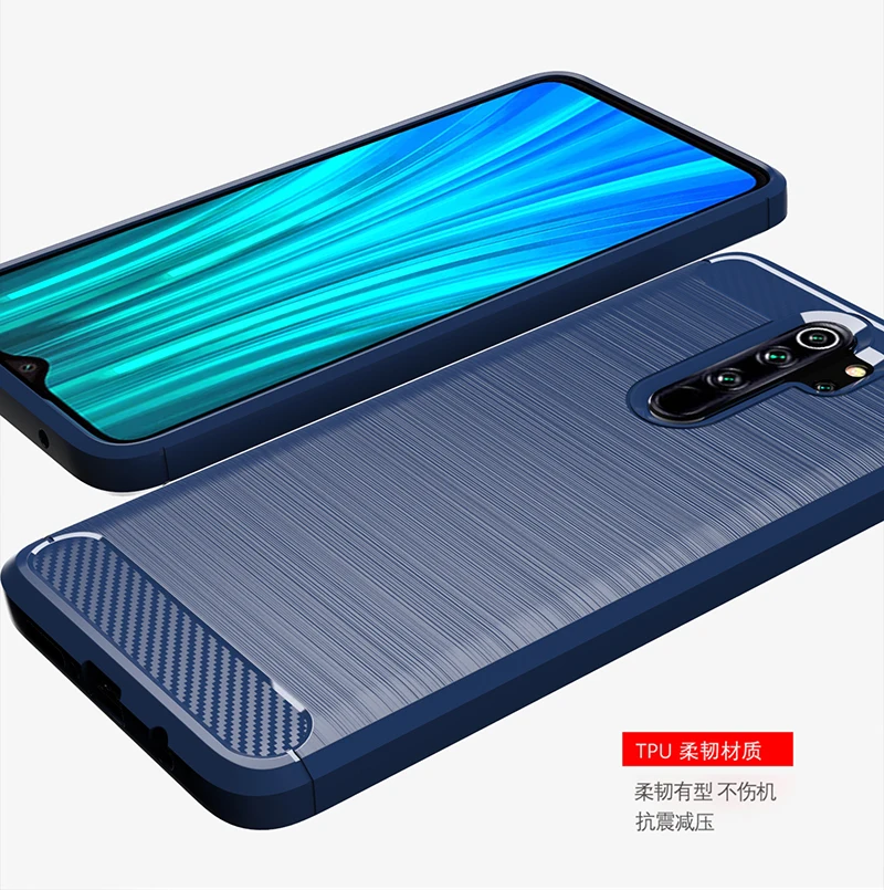 Чехол из углеродного волокна для Xiaomi Redmi Note 8 pro чехол 7 5A Prime 4X4 5 Plus Pro силиконовый