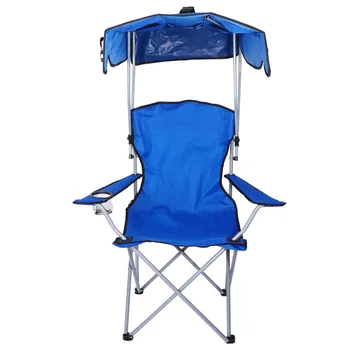 

1pc Oxford Cloth Lounge Chair Canopy Stool Portable Umbrella Chair Folding Beach Chair for Hiking Camping Outdoor Fishing