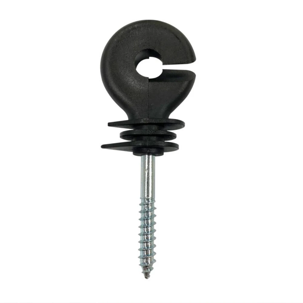100x Isolateurs Anneau Pour Clôture Électrique - Multi-usage (Fil, Ruban, Corde) - APUK