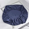Sofa Seat Cushion Cover Elastic Solid Color Pets Kids Furniture Protector Polar Fleece Stretch Washable Removable Slipcover 2