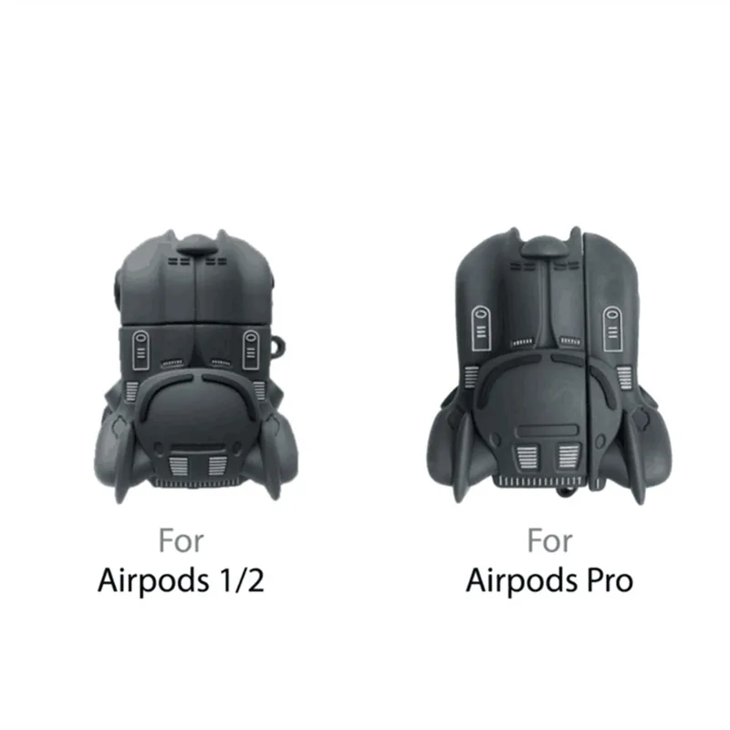 3D чехол для Airpods 1 2 3 аксессуары Bluetooth наушников Pro защитный силиконовый с брелком