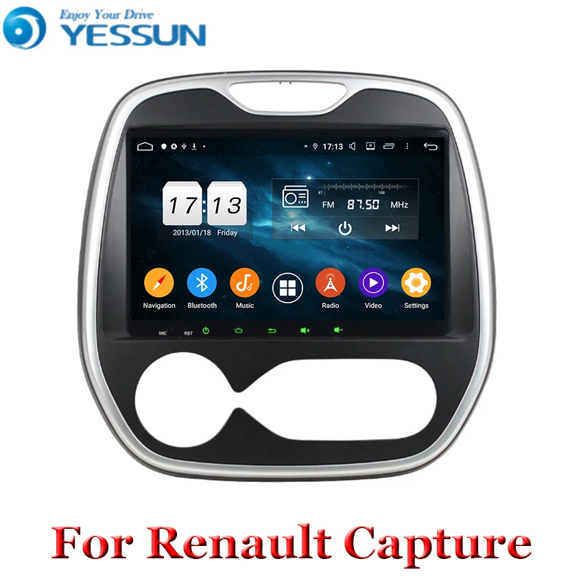 Top Android 9 Car DVD Multimedia Player For Renault Capture MT AT 2011 2012 2013 2014 2015 2016 2017 GPS Map Radio Octa core 2