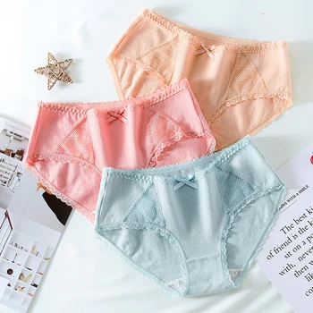 

Perfering Sexy Briefs Women Cotton Panties Fashion Underwear Underpants Female Lingerie Briefs Ladies Panties M-XL