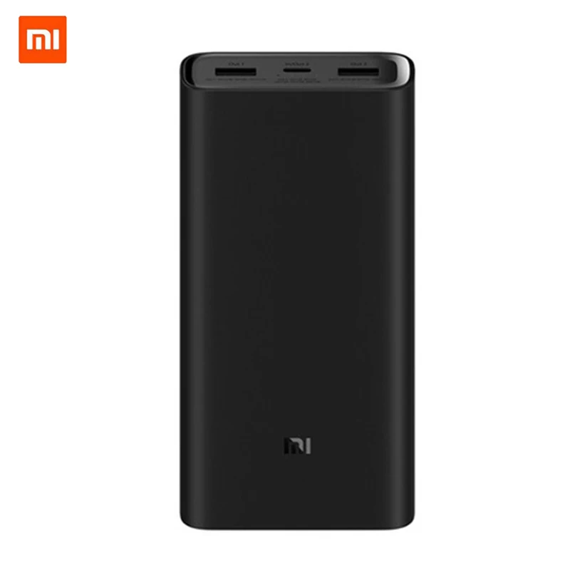 

Xiaomi Power Bank 3 Mi Power Bank 20000 mAh Pro PLM07ZM with Triple USB Output USB-C 45W Two-way Quick Charger