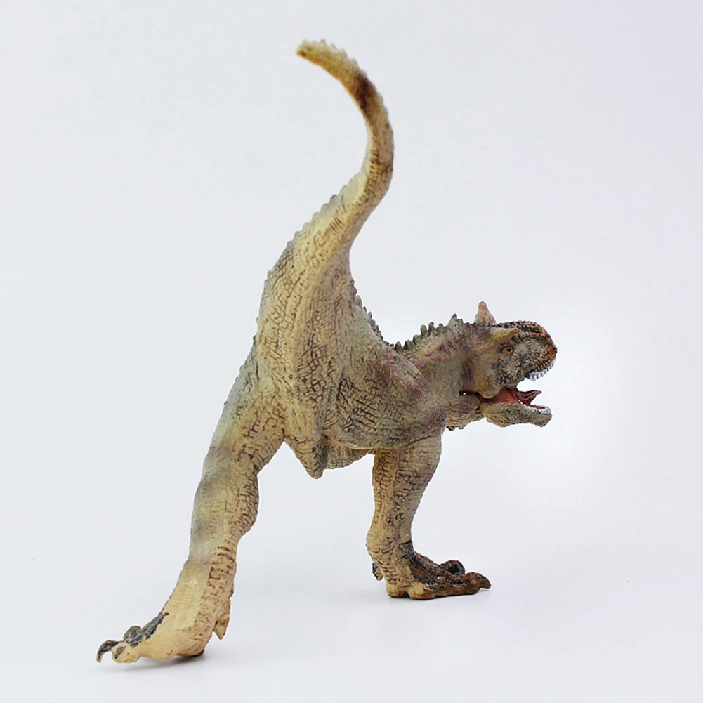 Lifelike Carnotaurus Dinosaur Action Figurine Solid Model Kids Educational Toys for Children Gift