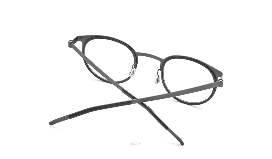 FONEX ацетатная оправа для очков для мужчин и женщин, винтажные круглые оптические оправы для близорукости, оправы для очков по рецепту, Безвинтовые очки 98625