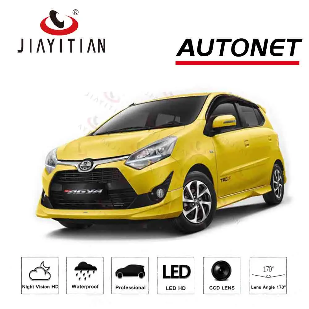 

Камера заднего вида JIAYITIAN для Toyota Agya 2013 ~ 2017 2018 2019 CCD/ночное видение/камера заднего вида/заднего хода для парковки, камера номерного знака