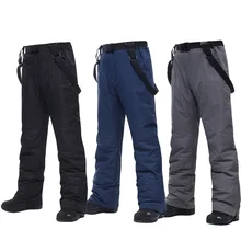Лыжные брюки больших размеров для мужчин-30 температурные ветрозащитные водонепроницаемые теплые зимние брюки зимние лыжные брюки для сноуборда брюки eirafyrddio
