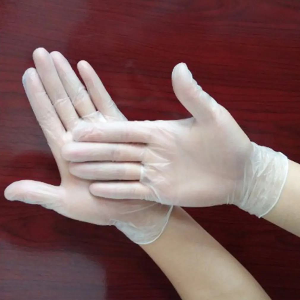 

20PCS PVC Disposable Gloves Latex Medical Work Rubber Latex Gloves For Universal Influenza and Bacteria prevention