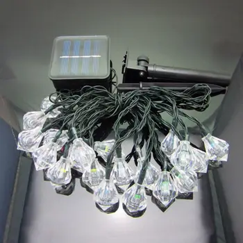 

HNGCHOIGE 20 LEDs String Light Solar Powered Waterproof Decorative Lamp Party Holiday Home