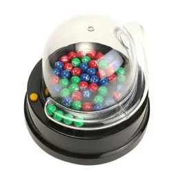 Электрический счастливый лотерея игрушка набор номера машина мини лотереи бинго игры встряхнуть счастливый мяч развлечение настольная