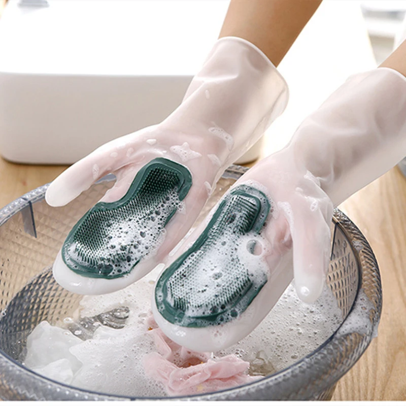PVC Durable Cleaning Gloves Dish Washing Glove for Household Gloves