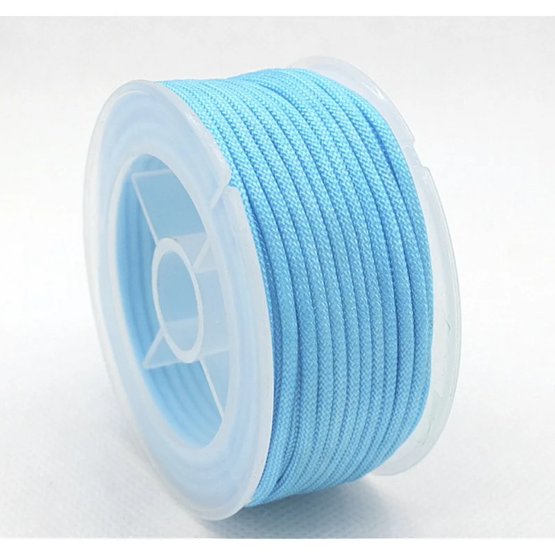 ATF Nylon Runde Cords 5mm Geflochtene Seile DIY String Strap Themen Sicken Armband Für Schmuck Machen Handwerk Gewebt Spitze – Detail 24