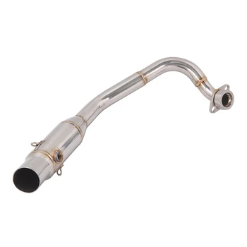 Slip On Motorcycle Exhaust Front Link Pipe Head Tube Stainless Steel Exhaust System For HONDA FORZA 300 2017-2019