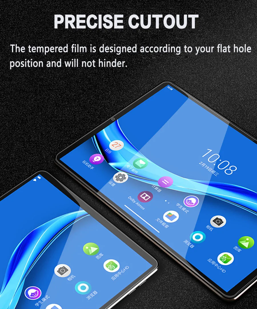 Защита экрана для 2020 Lenovo Tab M10 Plus 10 3 X606F планшета Закаленное стекло пленка TB