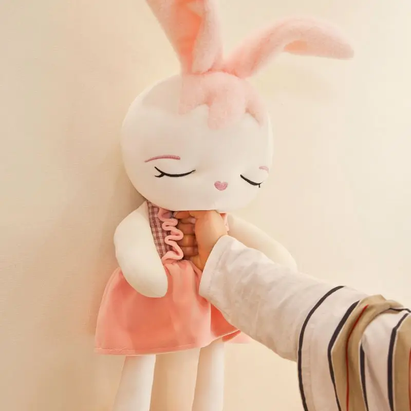 1PC 50cm Kawaii Cartoon Rabbit Plush Toy Bunny With Skirt Doll Soft Stuffed Doll Kids Girls Birthday Christmas Gift Sleeping