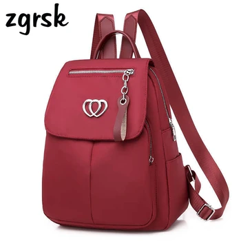 

Women Student Backpack Famous Brand Classic Zipper Solid Pu Black Casual Teenage Backpacks For Girls Mochila Notebook Bookbags