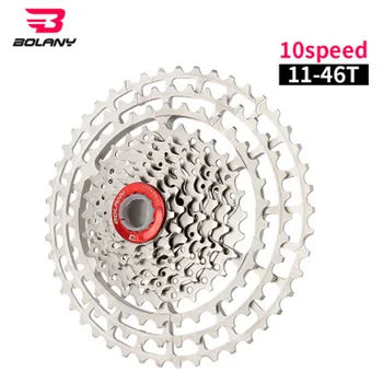

BOLANY MTB Mountain Bike Bicycle Flywheel 10/11 Speed 11-46T Cassette Freewheel Chainwheel DIY Accessories
