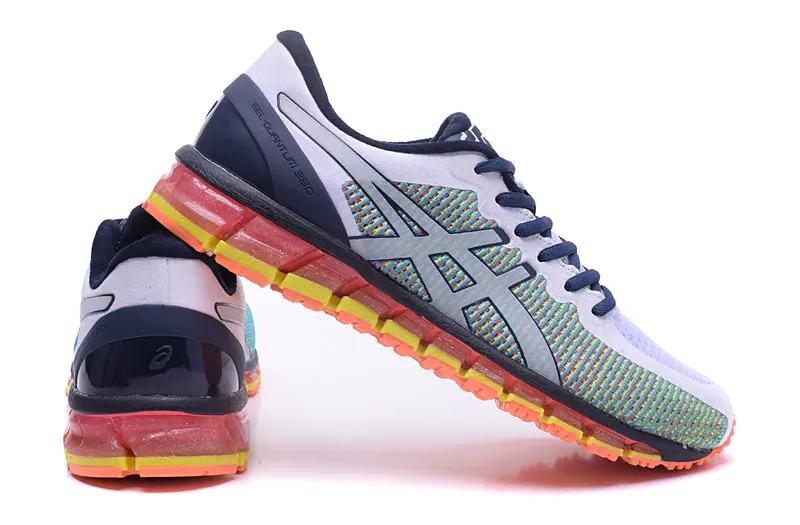 Новое поступление Asics Gel-Quantum 360 Мужская обувь дышащая устойчивая обувь для бега уличная теннисная обувь Hongniu