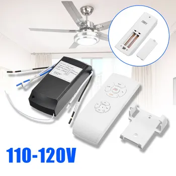 

110-120V Universal Wireless Timer Remote Control Ceiling Fan Lamp Remote Control Home Indoor Ceiling Light Parts
