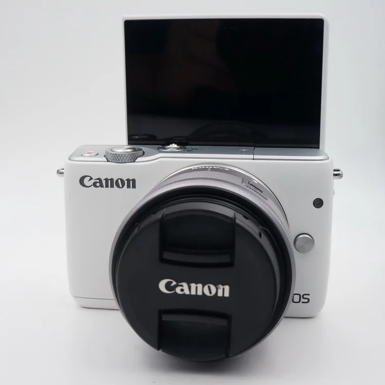 Используется Canon EOS M10 беззеркальная камера комплект с 15 45 мм стабилизация