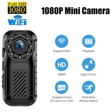 

Mini Camera Wireless Remote Portable WiFi HD 1080P Network Monitoring Camera Infrared Night Vision Motion Detection Camcorder