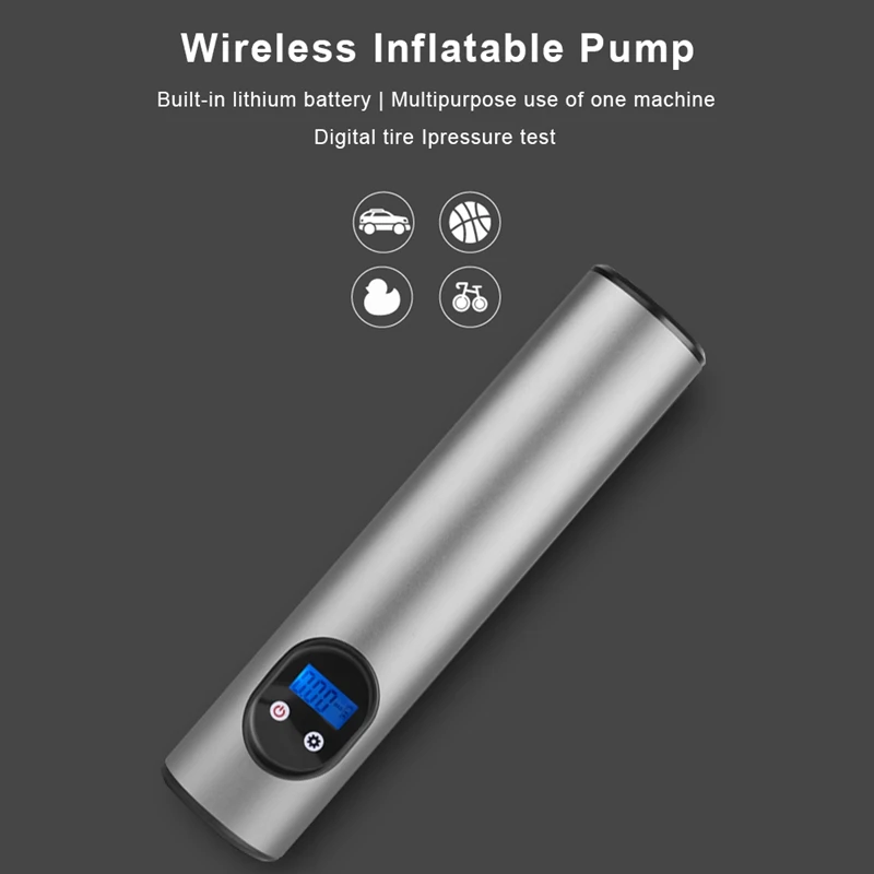 12V Car Wireless Inflatable Pump Portable Car Air Pump Electric Tire Inflator