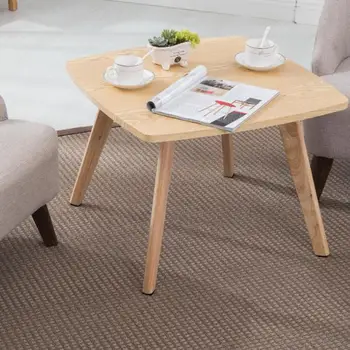 

Simple Nordic Side A Few Square Small Tea Table Jane Sofa Corner Table Simple Low Side Table Solid Wood Coffee Table