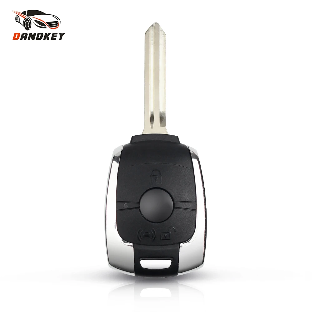 

Dandkey 2 Buttons Replacement Key Shell For SsangYong Actyon Kyron Rexton Korando Blank Remote Key Case Car Stying Uncut Blade