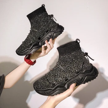 

OLOMLB The New Women Socks shoes Trend Comfortable Outdoor Women Shoes High Quality Soft bottom Flats Shoes zapatos de mujer