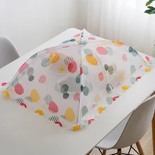 Складной Сетчатый стол, покрытие для еды, анти-муха, москитный зонтик, усиленная гигиеническая сетка, пищевая тарелка, покрытие для кухни, для пикника, защита для еды