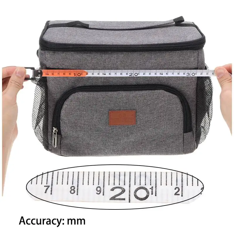 Glass Fibre Tape 50M Measuring Retractable Flexible Ruler Metric Gauge Measuring Tools for Building Engineering Woodworking