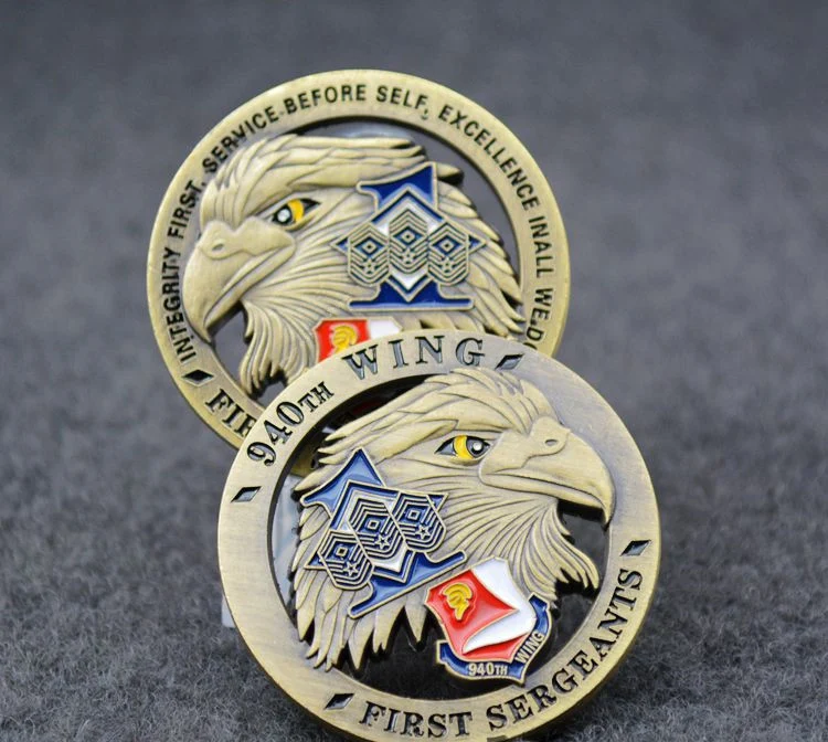 The first sergeant Eagle медное покрытие памятный вызов коллекция монет