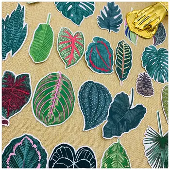 

27pcs/bag Nordic leaf series stickers DIY scrapbooking journal album diary mobile computer happy planner decoration stickers