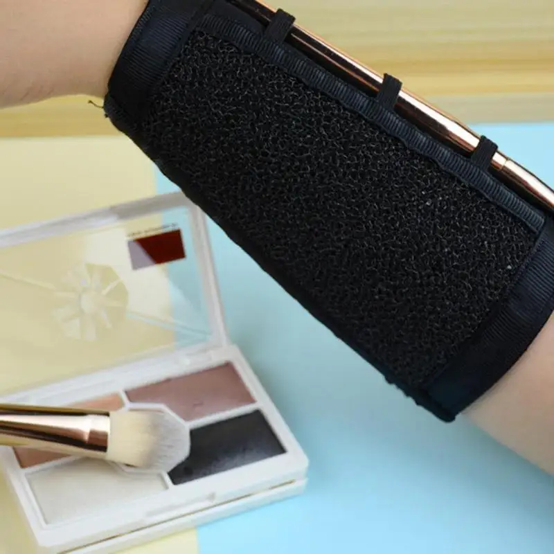 Portable Arm Makeup Brush Cleaner Sponge Eyeshadow Pen Color Remover Quick Color Off Cosmetic Cleaning Tools