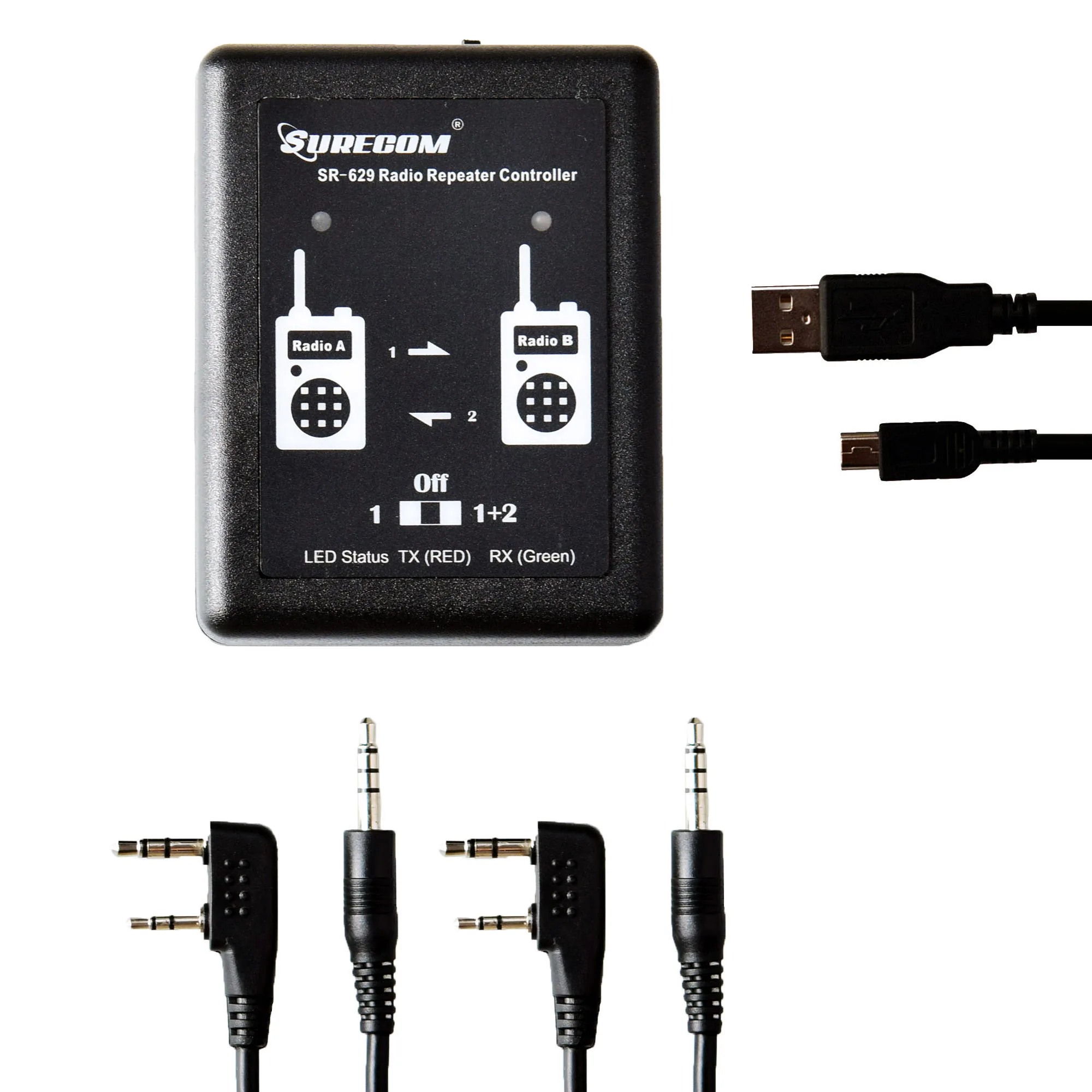 Surecom SR-629 2 in 1 Duplex Radio Repeater Controller Cross Band for Walkie Talkie Two Way Relay Box | Мобильные телефоны и
