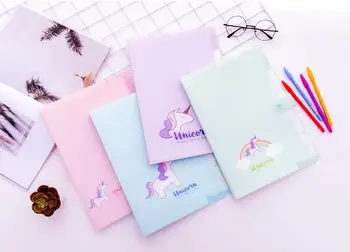 

Creative Unicorn 5 A4 File Bags Bill Holder Folder Storage Bag Fasteners School Office Supplies Expand Folder