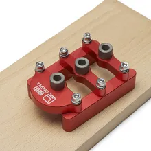Деревообрабатывающий журнал tenon Пробойники отверстий локатор 3 в 1 универсальный шаблон мощность столярная Деревообработка ручной инструмент