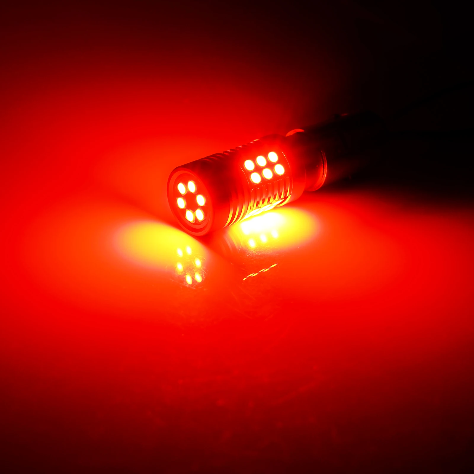 2X красный светодиодный 382 1156 P21W 30 SMD задние стоп Обратный Светильник лампы 900LM 9-30 в