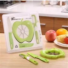 6 шт./компл. Нержавеющая сталь арбуза дыни для нарезки фруктов и овощей инструмент резьба Кухня Ножи Декор посуда гаджеты