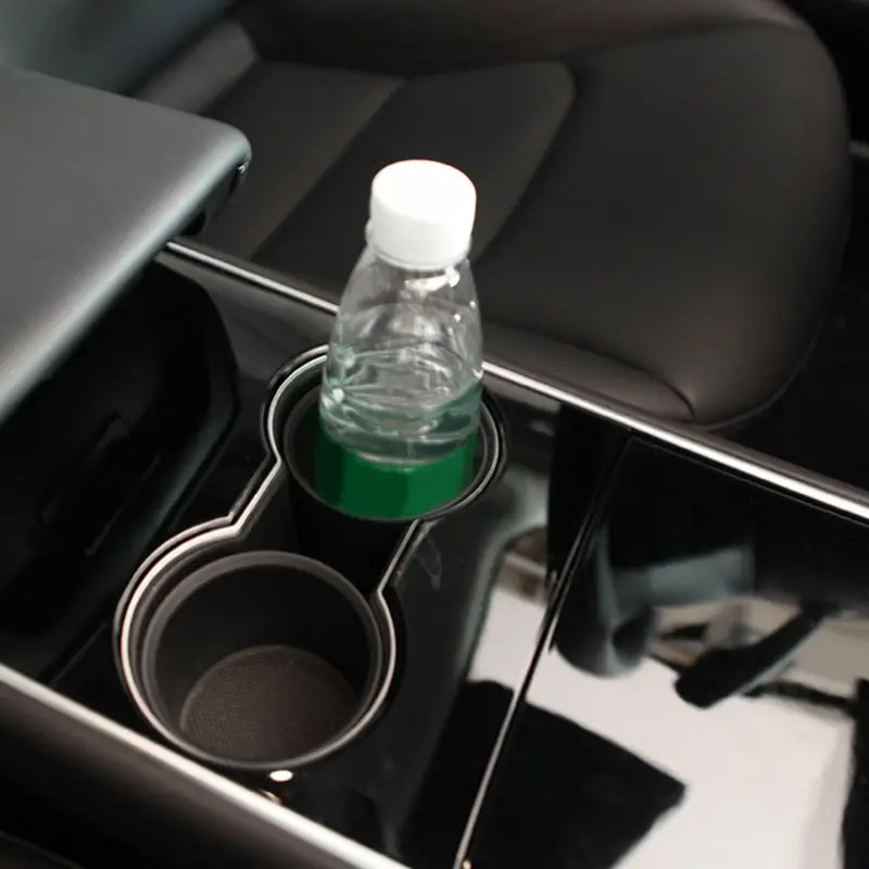 Expander Black Water Cup Organizer Holder Adapter For Tesla Model 3 Accessories YHQ