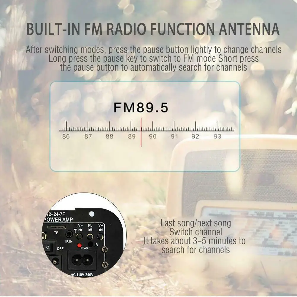 Hi-Fi автомобильный Bluetooth усилитель комплект Авто бас мощность аудио Радио цифровые аксессуары 50 Вт