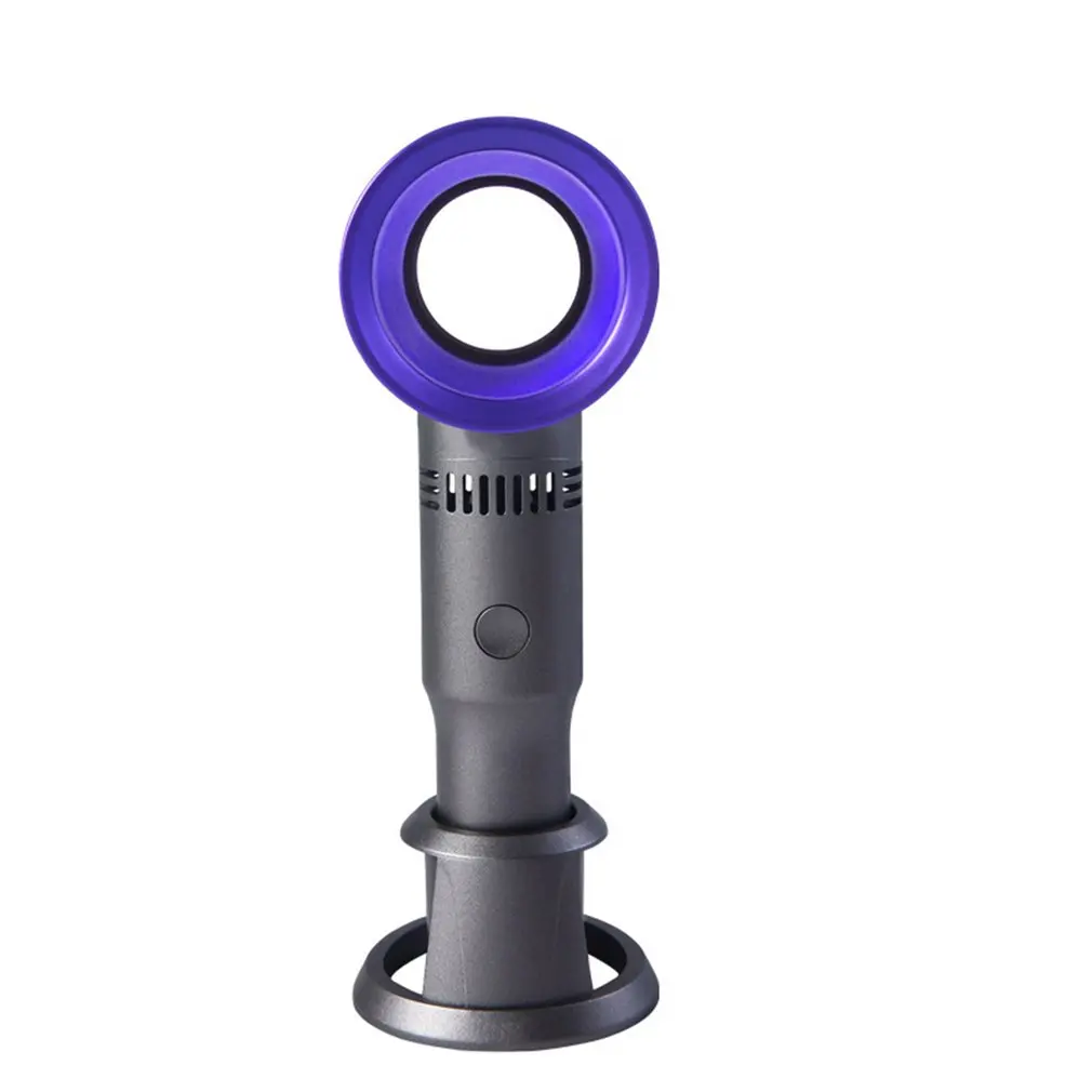 

Energy-saving Quiet Leafless Fan Bladeless Rechargeable Handheld Mini Portable Creative Fan